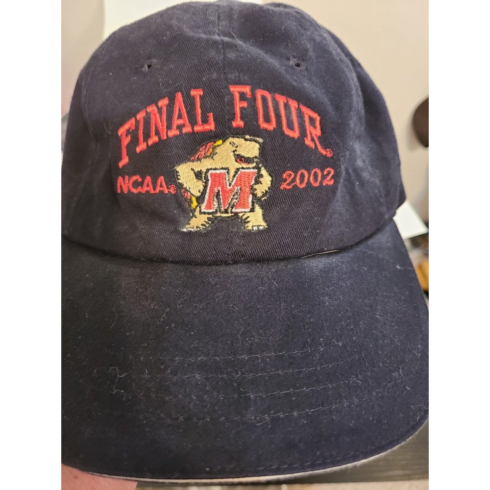 Black Adjustable Hat Sportsman Maryland Terrapins Final Four NCAA 2002 Cap